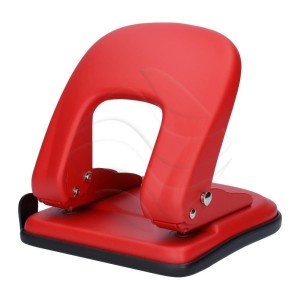 Dziurkacz metalowy TETIS do 35k, czerwony /GD010-AC/