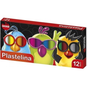 Plastelina 12 kolorów MONA