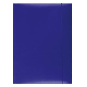 Teczka z gumką OFFICE PRODUCTS lakierowana  niebieska /2119114101/