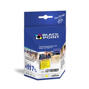 Tusz Zamienny do BROTHER LC980/1100Y marki Black Point, yellow