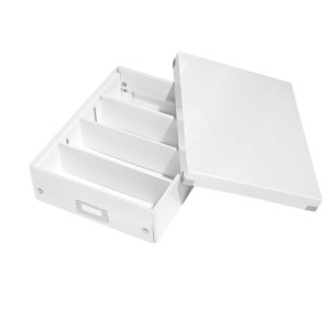 Pudło z przegródkami LEITZ CS średnie białe /60580001/