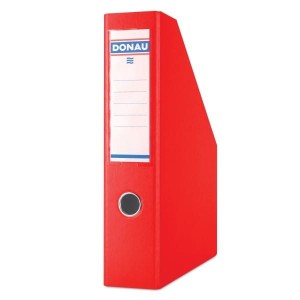 Pojemnik na czasopisma/katalogi kartonowy pokryty PP składany 75x320x245mm DONAU czerwony 1szt.  /3949001PL-04/
