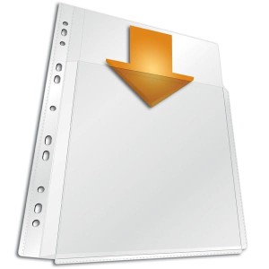 Koszulka zawieszkowa maxi A4 120mic groszkowa DURABLE 5szt. /266719/