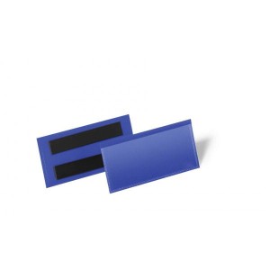 Kieszeń magazynowa magnetyczna 150x67mm DURABLE niebieska 50szt. /1742 07/