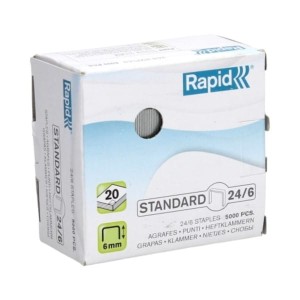 Zszywki 24/6 RAPID standard 5000szt  /24859800/