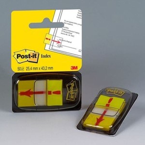Zakładki indeksujące POST-IT 25x43 680-33 wykrzyknik 50szt /3M-70071392818/