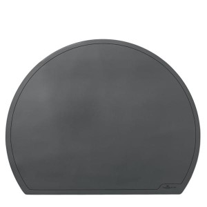 Podkład na biurko półokrągły 650x520mm czarny /729501/