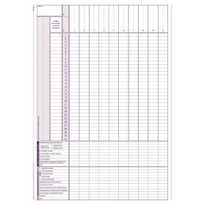 Druk "Lista Obecności" MICHALCZYK I PROKOP A4 /506-1/