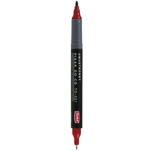 Marker do CD TOMA TO-321 dwustronny czerwony /TO321-3/