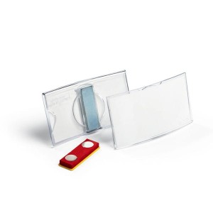 Identyfikator z akrylu z magnesem 40x75mm 25 sztuk /812319/