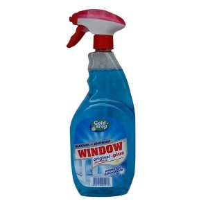 Płyn do szyb WINDOW PLUS z pompką niebieski 0,75 l
