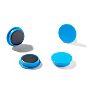 Magnesy do tablic średnica 15mm niebieskie 20 sztuk /475106/