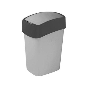 Kosz na śmieci FLIP BIN 25l CURVER srebrny/grafit /186157/