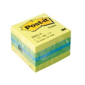 Notes samoprzylepny 51x51 mm 400 kartek 2051l cytrynowy 3M POST-IT (3dni) /3m-ft510091729/