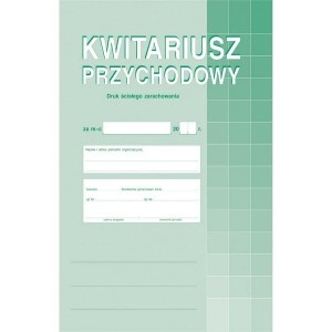 Druk "Kwitariusz Przychodowy" MICHALCZYK I PROKOP A4 /400-1/