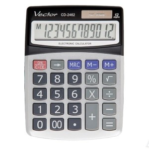 Kalkulator biurowy 12-pozycyjny VECTOR CD-2462 /KAV CD-2462/
