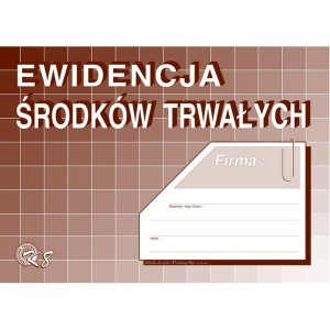 Druk Ewidencja Środków Trwałych MICHALCZYK I PROKOP A5 /K-8/ !do wyczerpania zapasów!