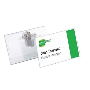 Identyfikator z kombi-klipem 54x90mm 5 sztuk /8610 19/