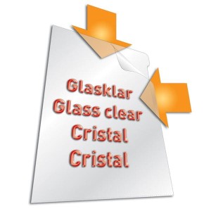 Obwoluta przeźroczysta crystal 0,12mm 100 sztuk /233519/