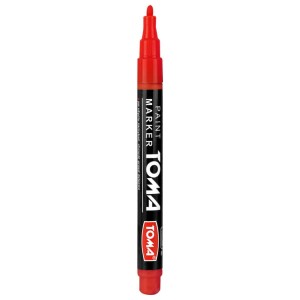Marker olejowy TOMA Fine 441 cienki czerwony