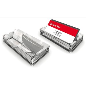 Wizytownik nabiurkowy PANTA PLAST plastikowy przezroczysty /0403-0004-00/