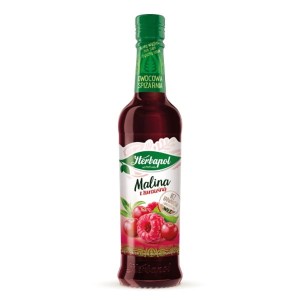 Syrop HERBAPOL malina z żurawiną, 420 ml