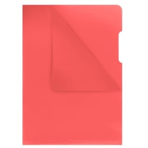 Obwoluta Donau typu L, PP, A4, krystal, 180mikr., czerwona /1784095PL04/