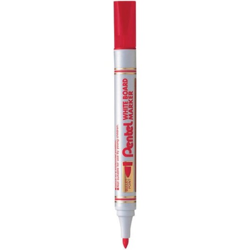 Marker suchościeralny Pentel MW85 czerwony.jpg