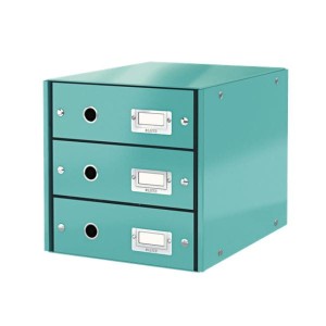 Pojemnik LEITZ WOW CS z 3 szufladami turkusowy /60480051/