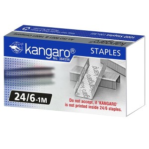 Zszywki 24/6 KANGARO srebrne 1000 szt. /0428-0042-08/