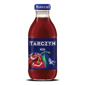 Napój TARCZYN butelka szklana wiśnia 300ml