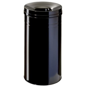 Kosz na śmieci okrągły SAFE+ 60l czarny /332701/