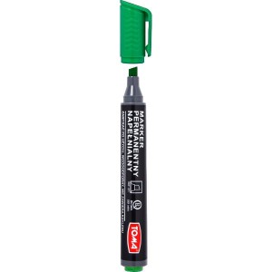 Marker permanentny TOMA 221 Artline ścięty zielony /TO221/