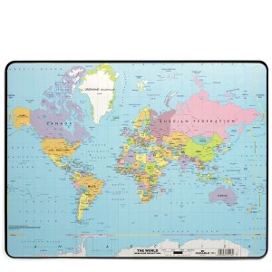 Podkład na biurko z mapą świata 530x400mm/721119/
