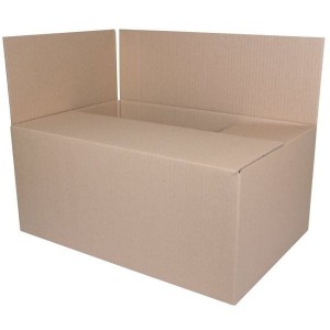 Pudło pakowe szare tektura falista 540x360x236 mm DONAU /7882001PL02/