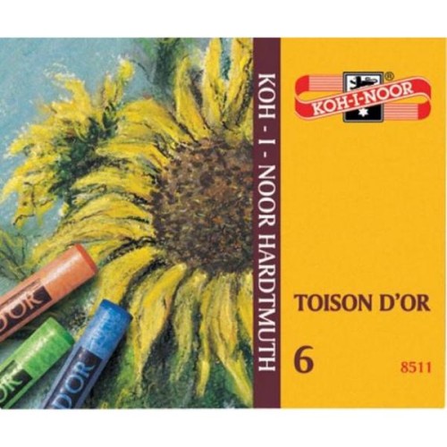 Kredki pastele suche 6 TOISON D'OR KOH-I-NOOR.jpg