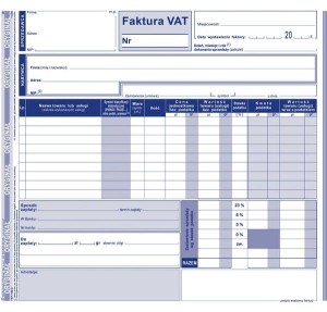 Druk "Faktura VAT Netto" 2/3 A4 pełna MICHALCZYK I PROKOP nowa /102-2E/