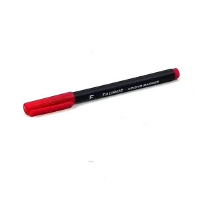 Marker foliopis / marker do CD 0,6mm TAURUS czerwony /TCD02/