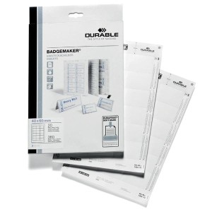 Wkłady do identyfikatorów Badgemaker 40x60mm /145202/