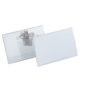 Identyfikator z kombi-klipem 54x90mm 50 sztuk /810119/