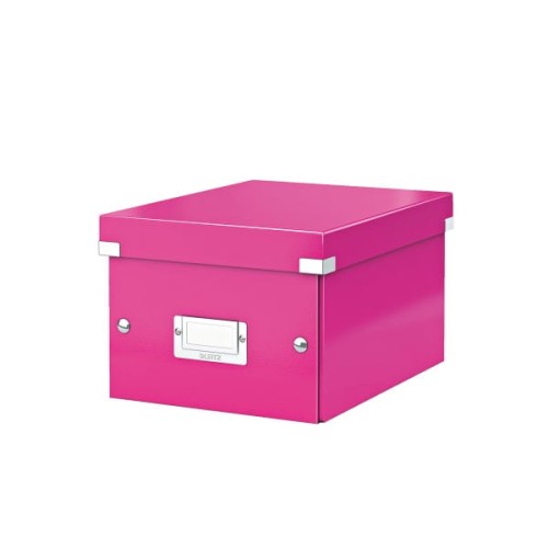 Pudło Leitz Click&amp;Store uniwersalne małe Wow różowe.jpg