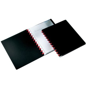 Teczka/album ofertowy A4/20 PP DURALOOK Easy czarny /242601/