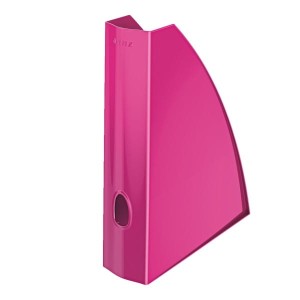 Pojemnik na czasopisma/ katalogi plastikowy 73x312x258mm  Leitz Wow metaliczny różowy /52771023/