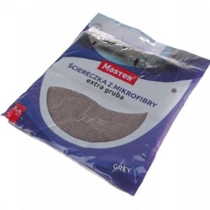 Ścierka z mikrofibry 40x40 MASTER GREY szara 1szt. /S-046/