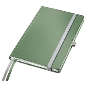 Notatnik w twardej oprawie LEITZ Style A5 w kratkę seledynowy /44860053/