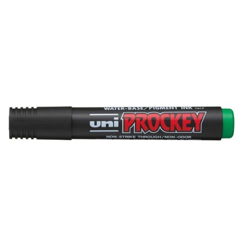 MARKER PERMANENTNY UNI PROCKEY PM-122 OKRĄGŁY ZIELONY.jpg