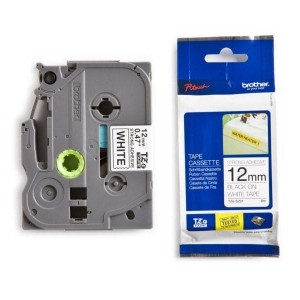 Taśma BROTHER 12mm/8m TZE-231 podkład biały nadruk czarny OEM 1szt. /TZE231/