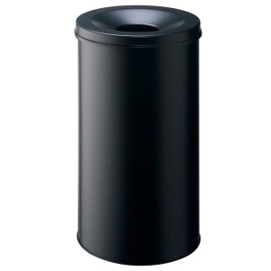 Kosz na śmieci okrągły 60l SAFE czarny /4834 19/